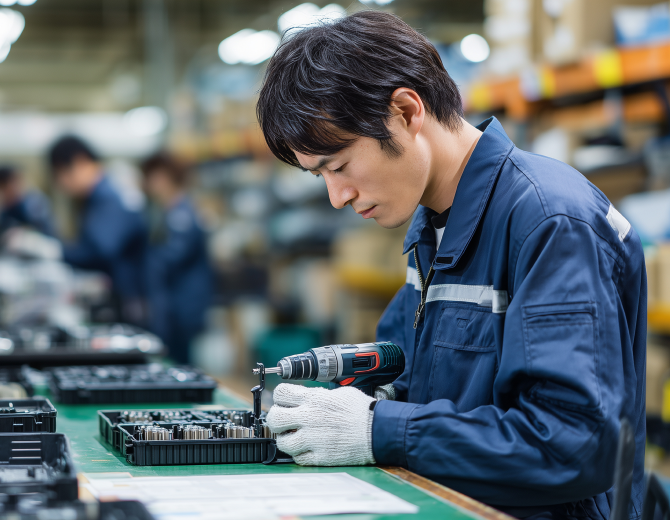 工場やトラックターミナルで…